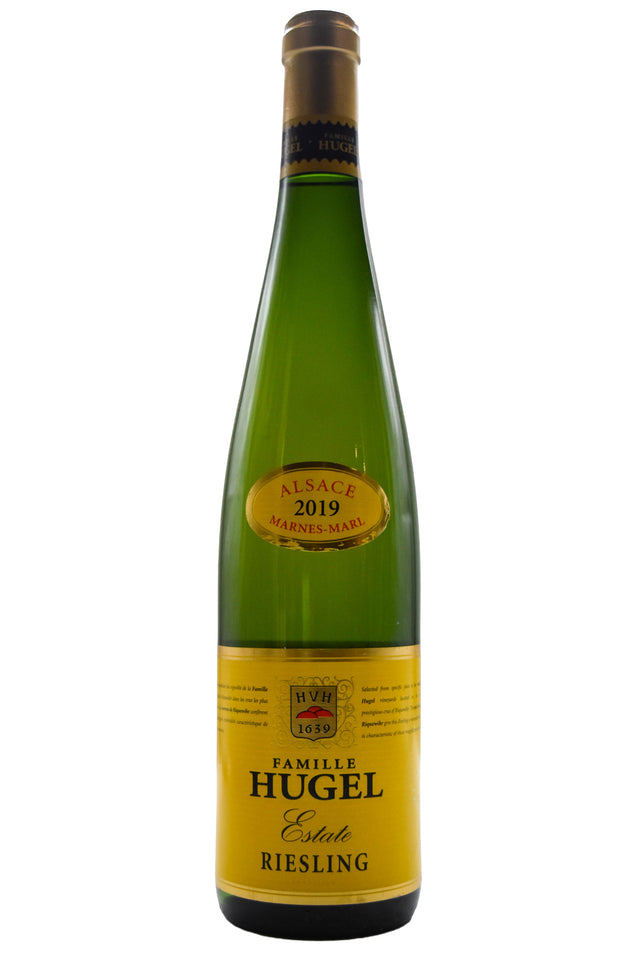Bottle of Famille Hugel Alsace Riesling Estate 2019-White Wine-Flatiron SF