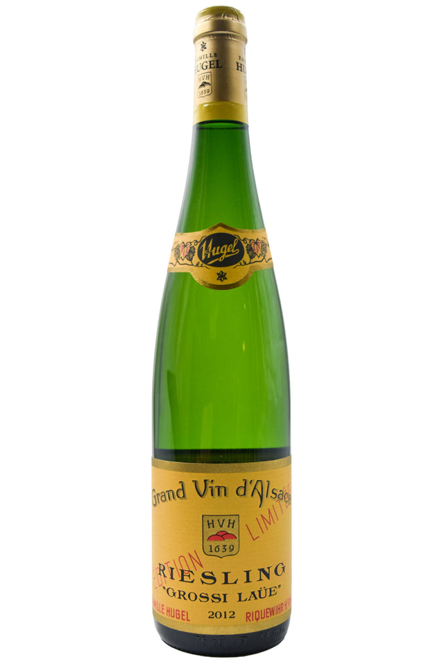 Bottle of Famille Hugel Alsace Riesling Grossi Laue 2012-White Wine-Flatiron SF