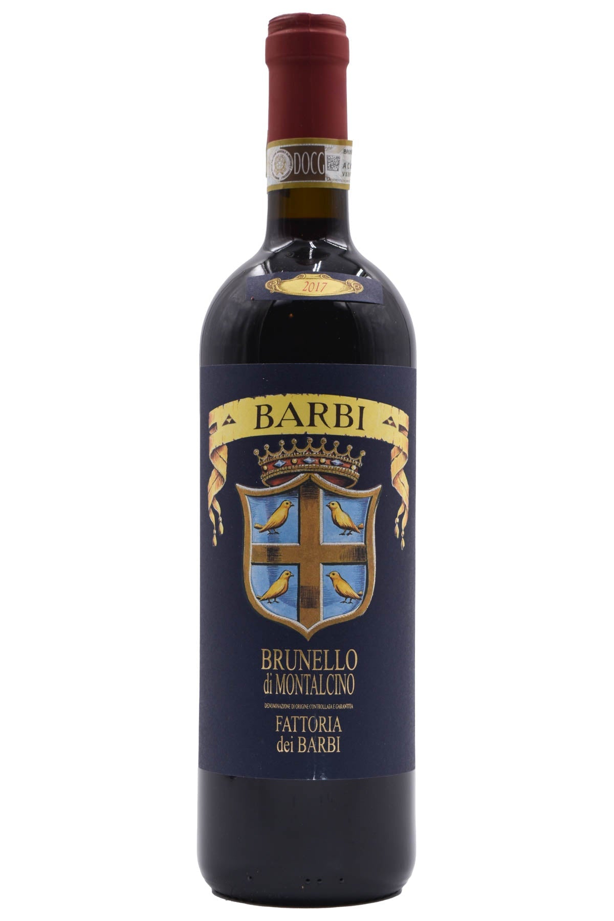 Bottle of Fattoria dei Barbi Brunello di Montalcino 2017-Red Wine-Flatiron SF
