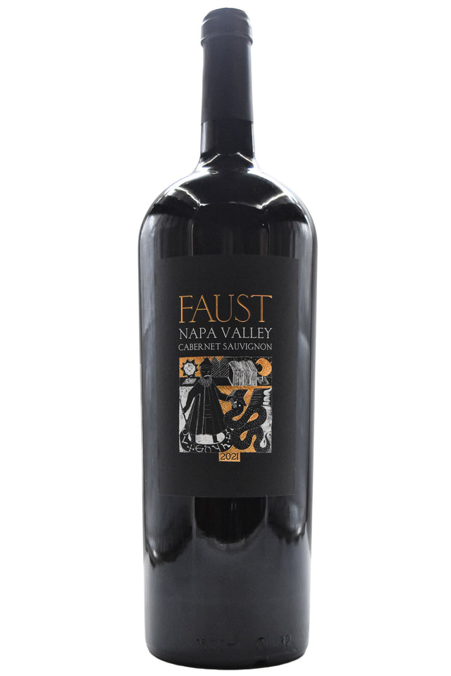 Bottle of Faust Napa Valley Cabernet Sauvignon 2021 (1.5L)-Red Wine-Flatiron SF