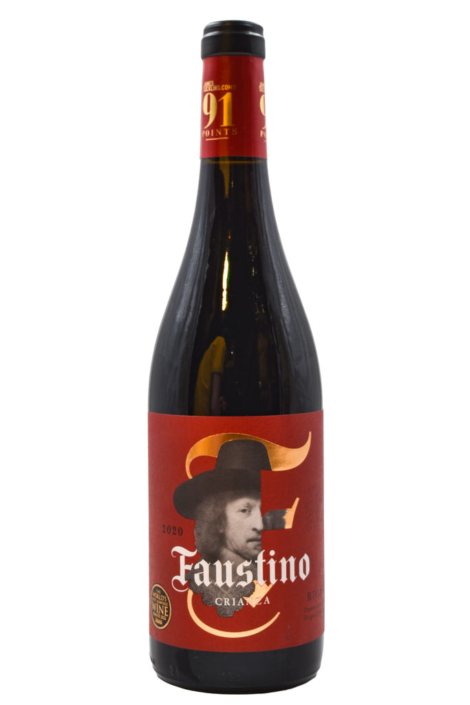 Bottle of Faustino Rioja Crianza 2020-Red Wine-Flatiron SF