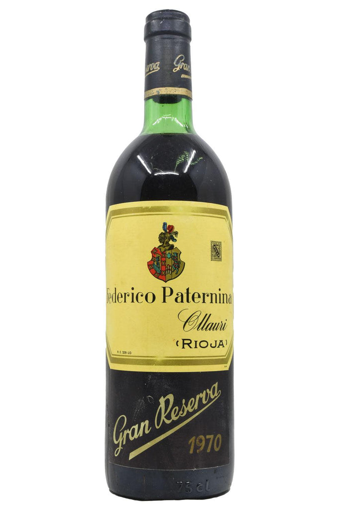 Bottle of Federico Paternina Rioja Gran Reserva 1970-Red Wine-Flatiron SF
