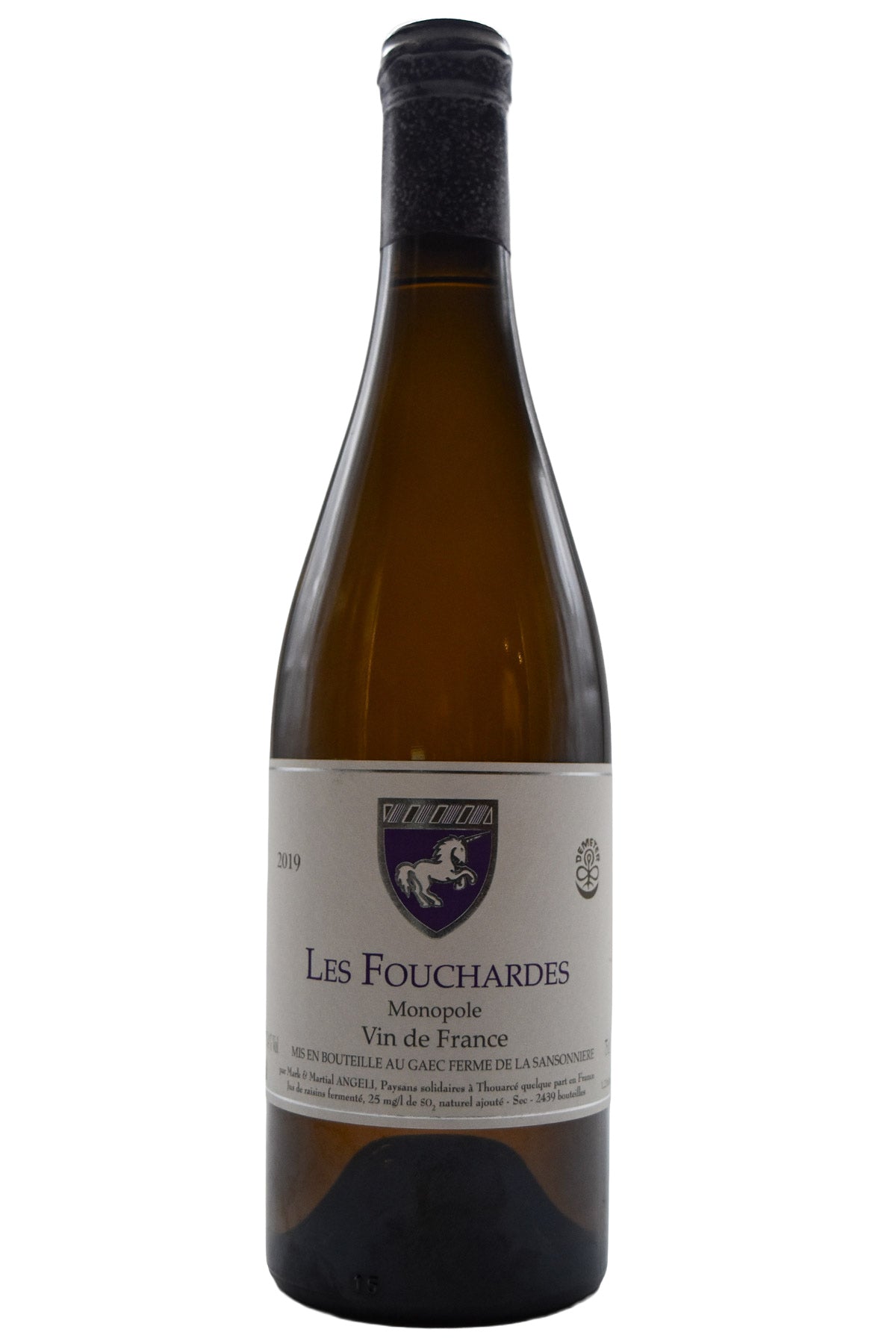 Bottle of Ferme de la Sansonniere (Mark Angeli) VdF Blanc Les Fouchardes 2019-White Wine-Flatiron SF