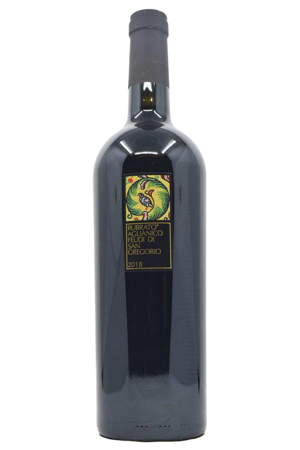 Bottle of Feudi di San Gregorio Aglianico Rubrato 2018-Red Wine-Flatiron SF