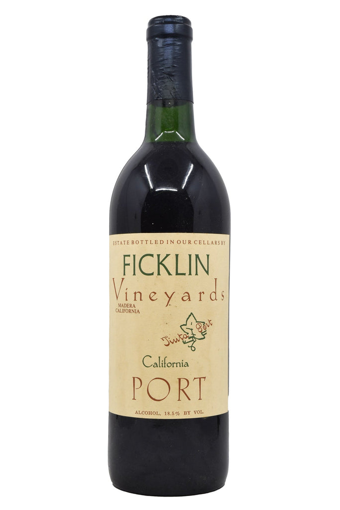 Bottle of Ficklin Vineyards California Port-Fortified Wine-Flatiron SF