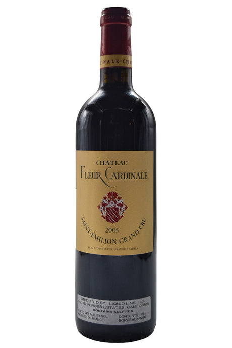 Bottle of Fleur Cardinale Saint Emilion 2005-Red Wine-Flatiron SF