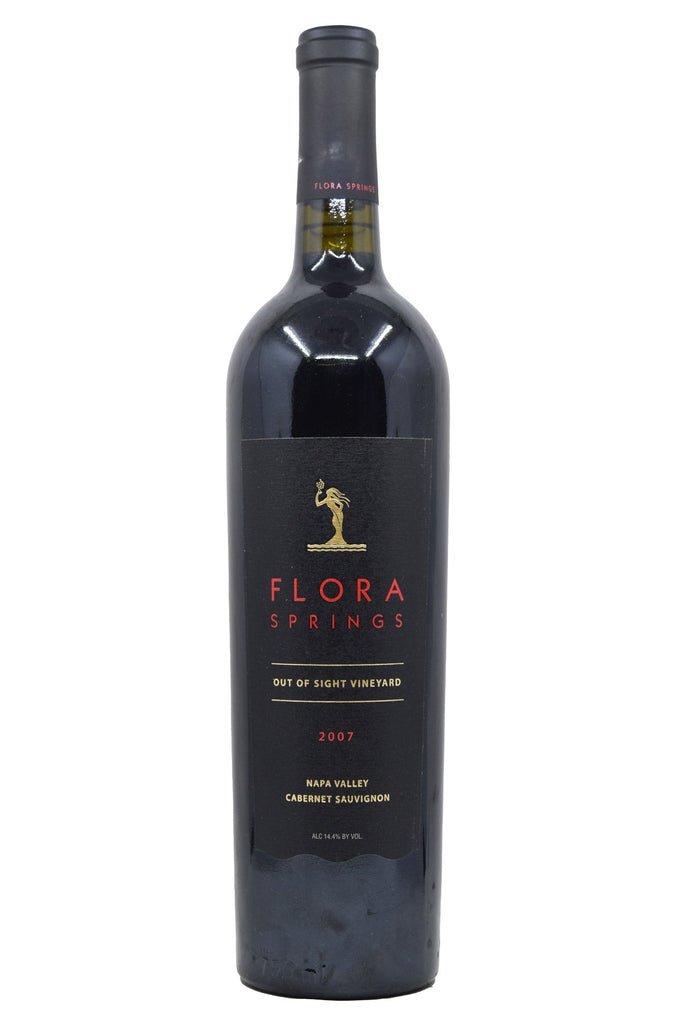 Bottle of Flora Springs Napa Valley Cabernet Sauvignon Out of Sight Vineyard 2007-Red Wine-Flatiron SF