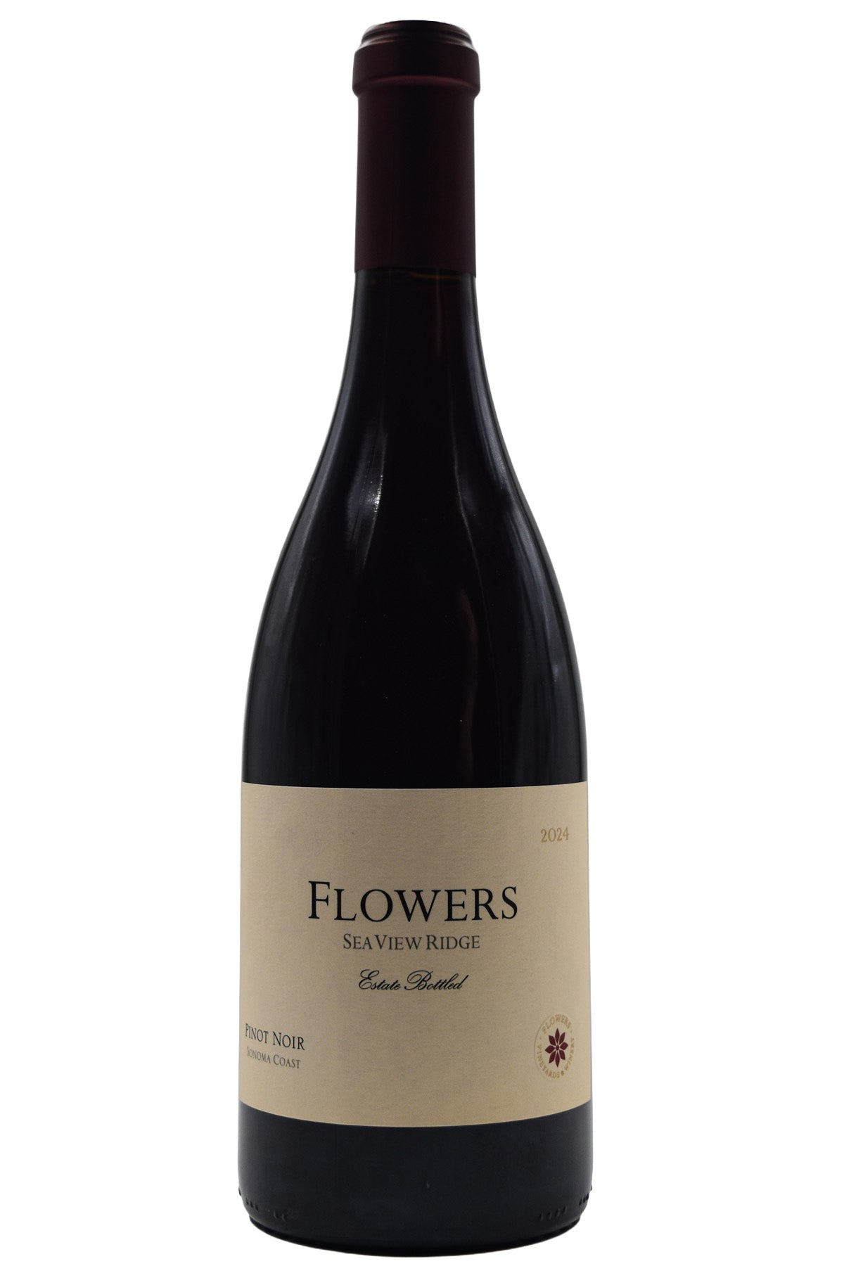 Bottle of Flowers Sonoma Coast Pinot Noir Sea View Ridge Vineyard 2024-Red Wine-Flatiron SF