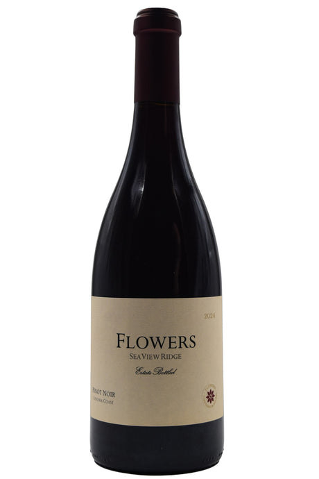 Bottle of Flowers Sonoma Coast Pinot Noir Sea View Ridge Vineyard 2024-Red Wine-Flatiron SF