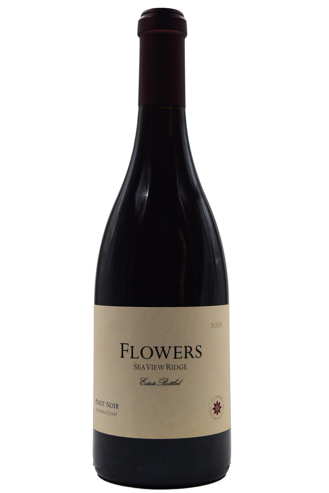 Bottle of Flowers Sonoma Coast Pinot Noir Sea View Ridge Vineyard 2024-Red Wine-Flatiron SF