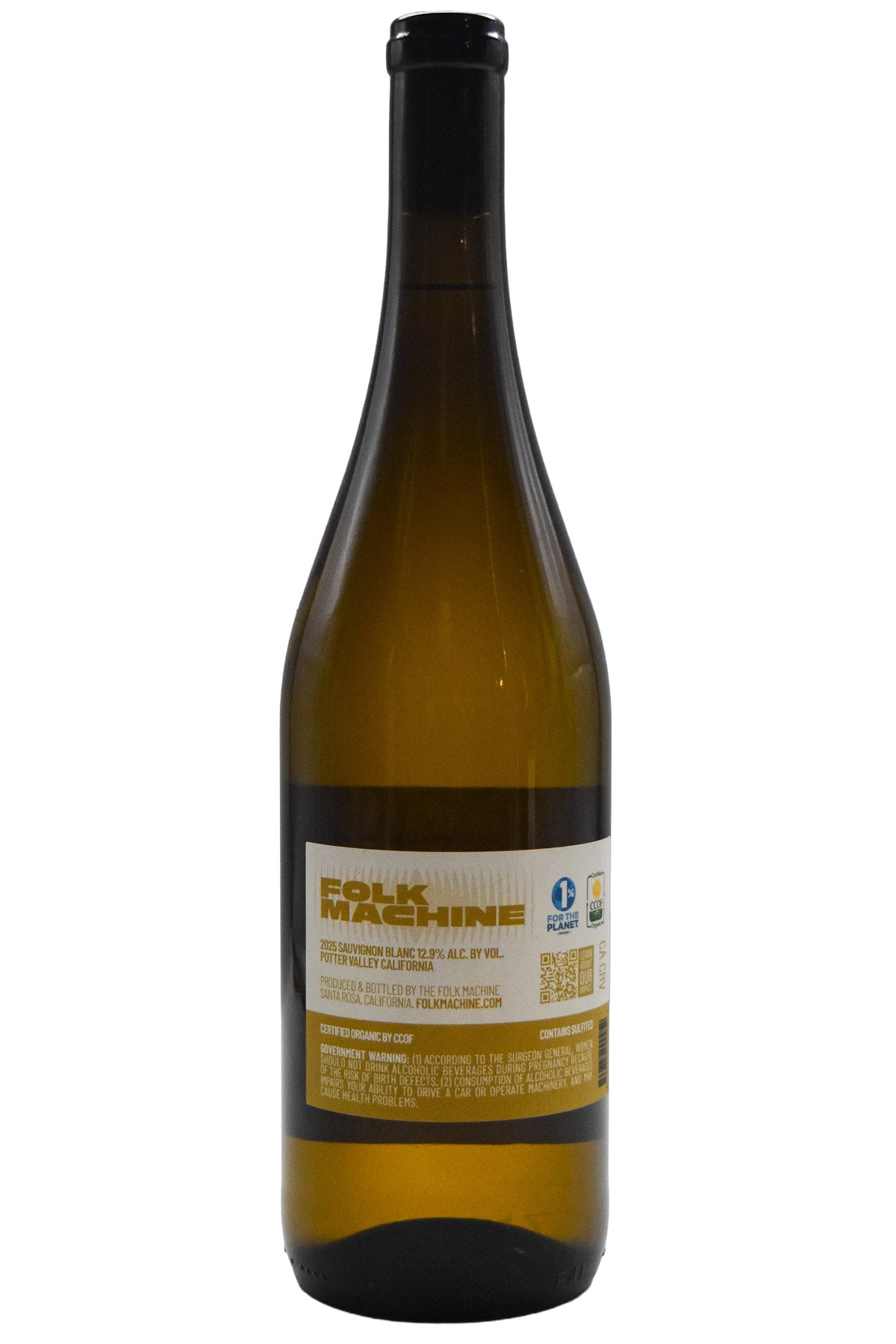 Bottle of Folk Machine Potter Valley Sauvignon Blanc 2025-White Wine-Flatiron SF