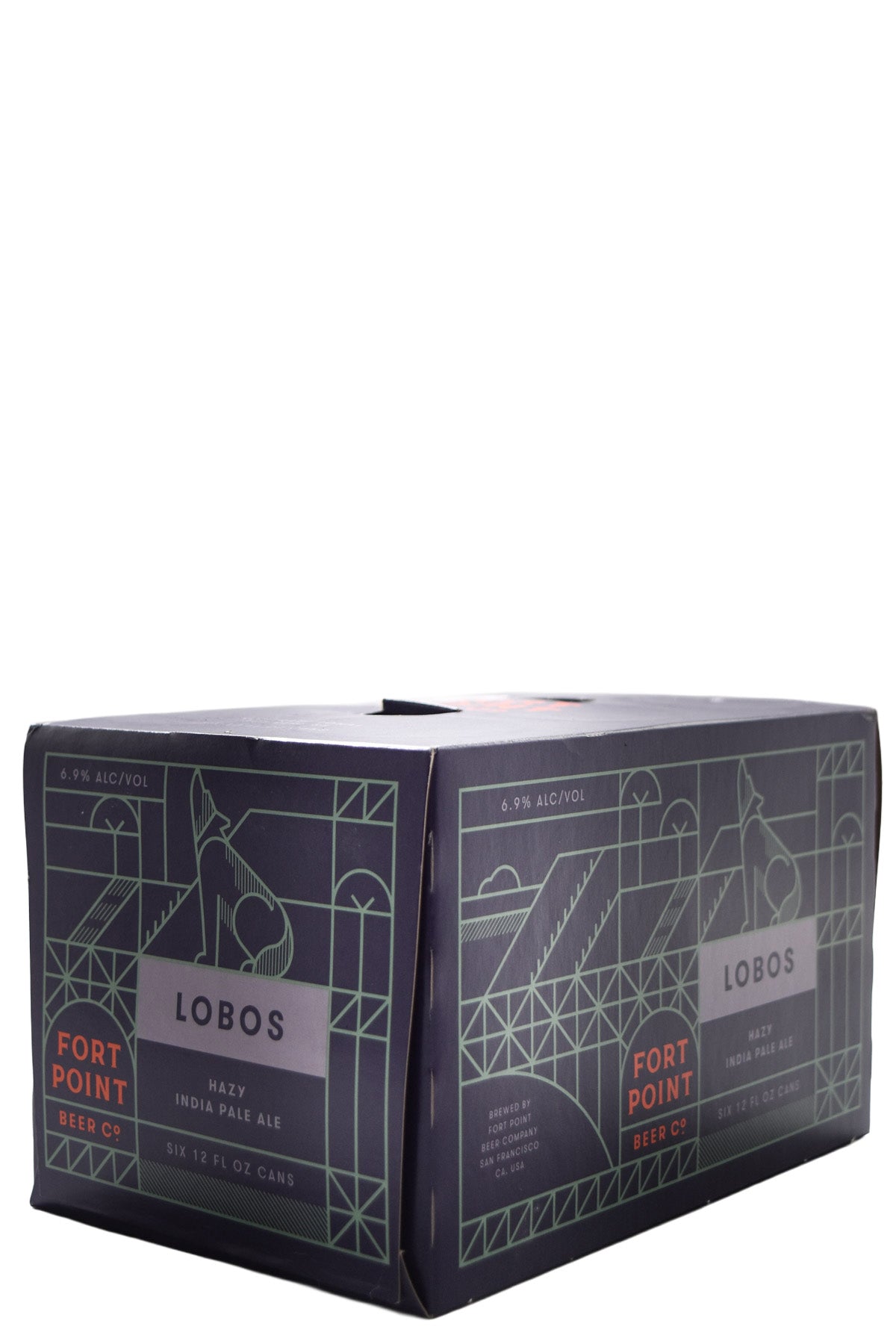 Bottle of Fort Point Beer Co. Lobos Hazy IPA 6pk-Beer-Flatiron SF