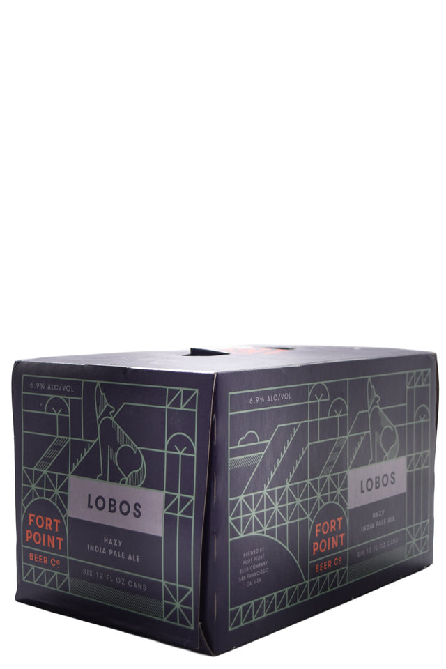 Bottle of Fort Point Beer Co. Lobos Hazy IPA 6pk-Beer-Flatiron SF