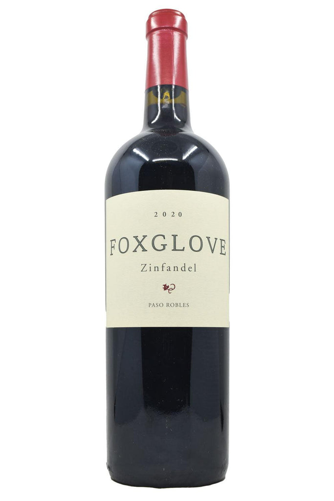 Bottle of Foxglove Paso Robles Zinfandel 2020-Red Wine-Flatiron SF