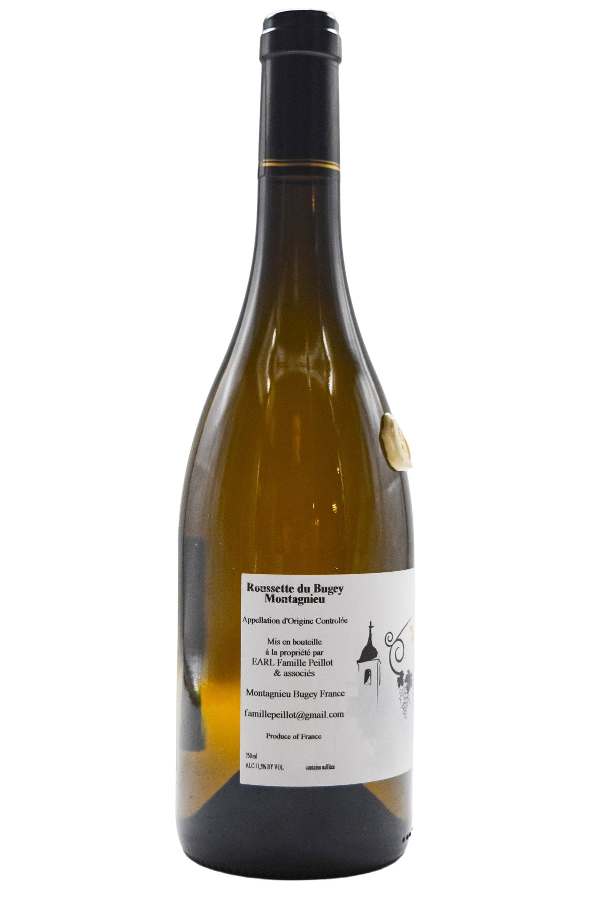 Bottle of Franck Peillot Roussette de Bugey Montagnieu Altesse 2024-White Wine-Flatiron SF
