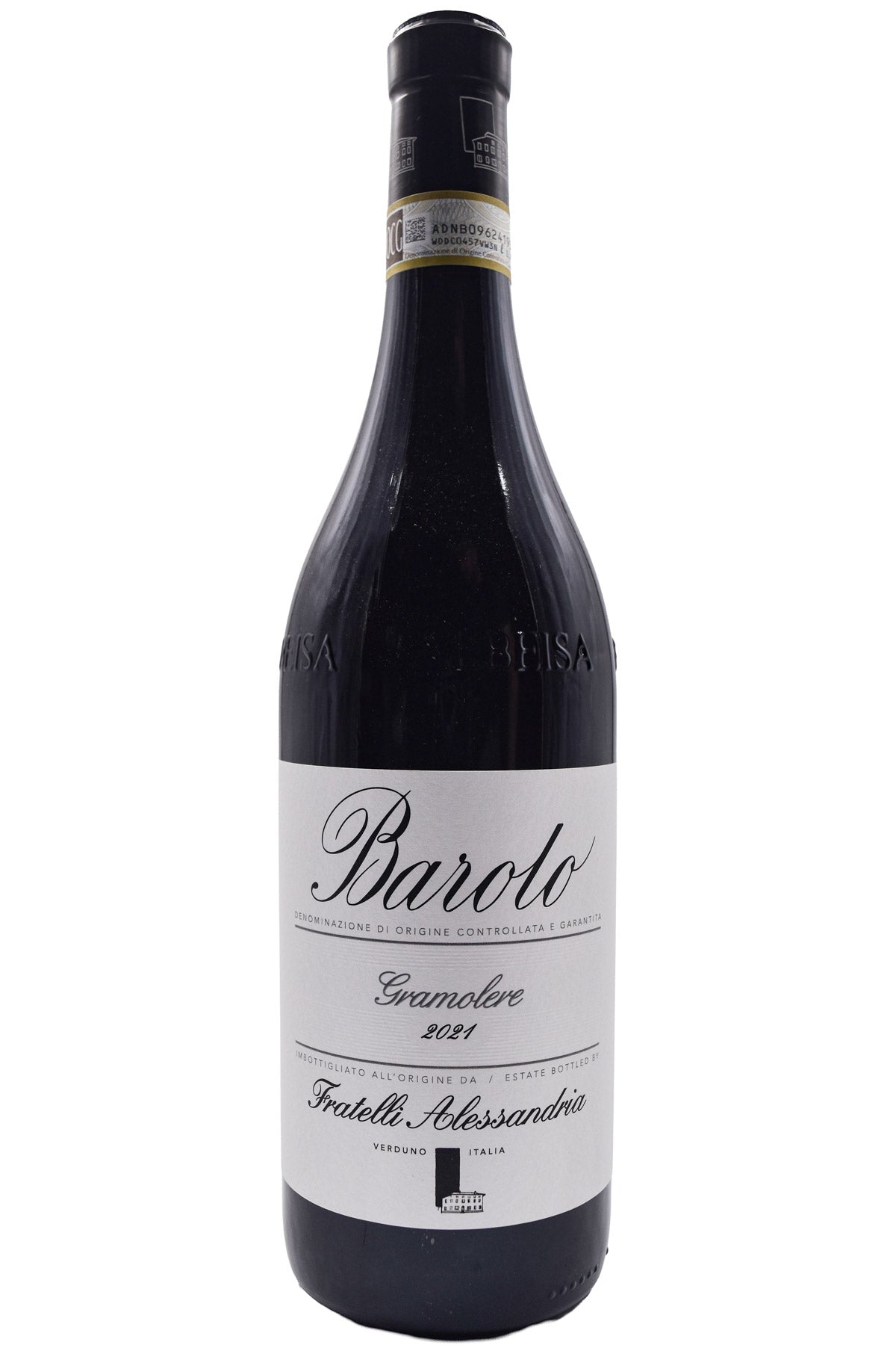 Bottle of Fratelli Alessandria Barolo Gramolere 2021-Red Wine-Flatiron SF
