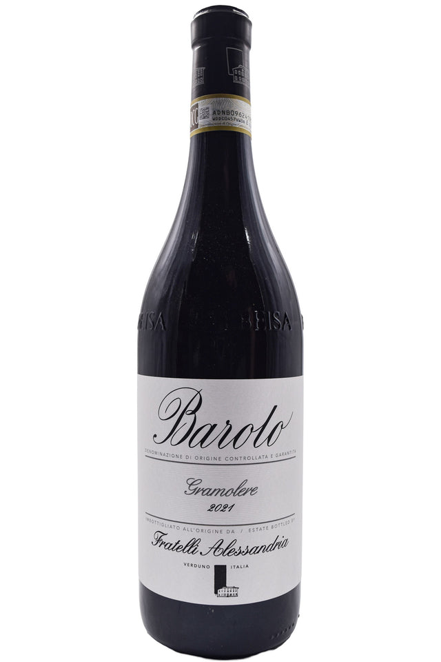 Bottle of Fratelli Alessandria Barolo Gramolere 2021-Red Wine-Flatiron SF