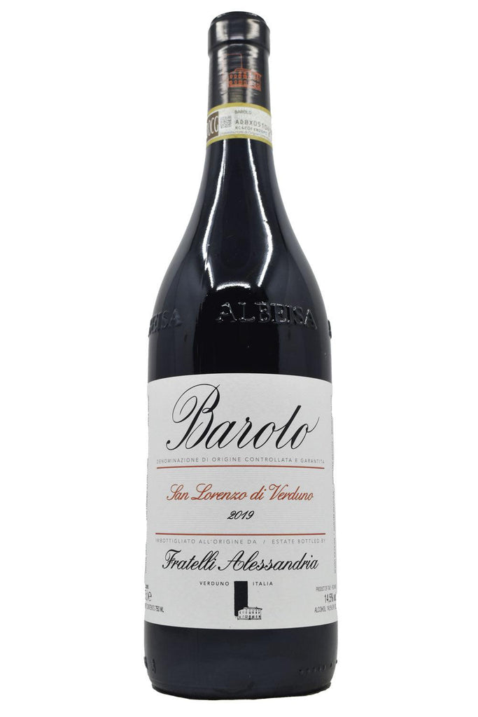 Bottle of Fratelli Alessandria Barolo San Lorenzo di Verduno 2019-Red Wine-Flatiron SF