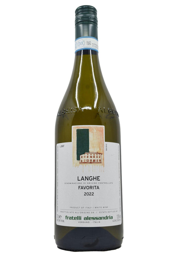 Bottle of Fratelli Alessandria Langhe Favorita 2022-White Wine-Flatiron SF