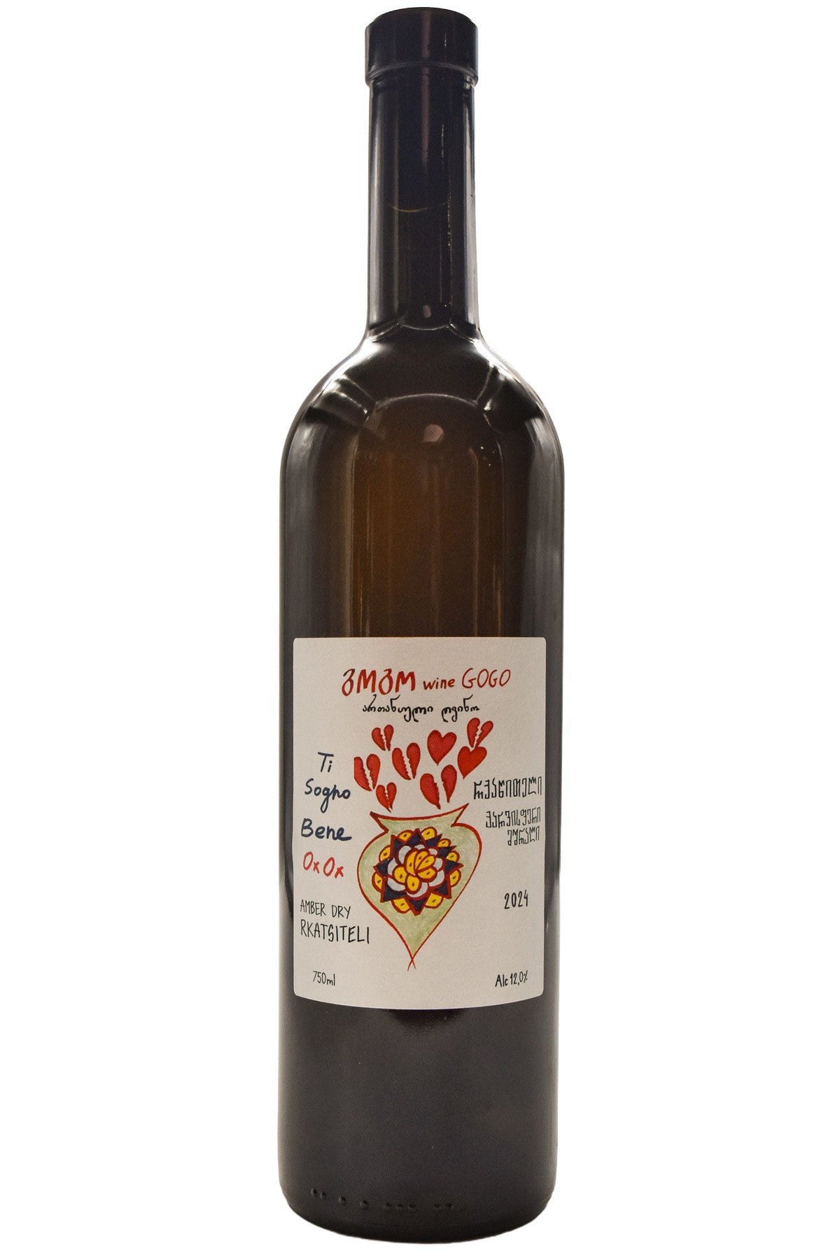 Bottle of GOGO Kartli Amber Ti Sogno Bene OXOX 2024-Orange Wine-Flatiron SF