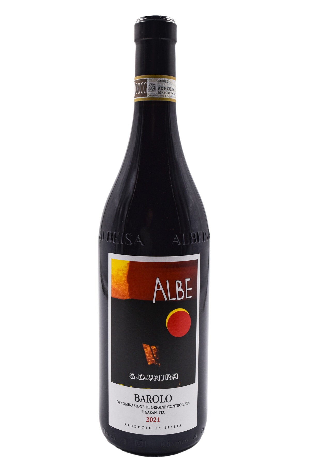 Bottle of G.D. Vajra Barolo Albe 2021-Red Wine-Flatiron SF