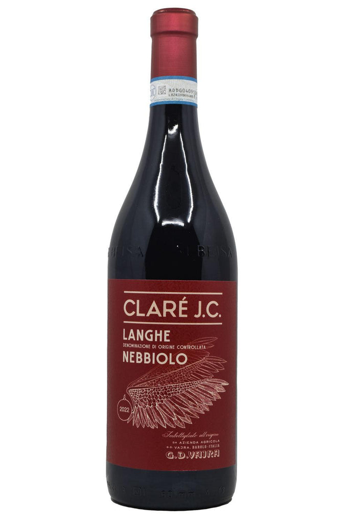 Bottle of G.D. Vajra Langhe Nebbiolo J.C. Clare 2022-Red Wine-Flatiron SF