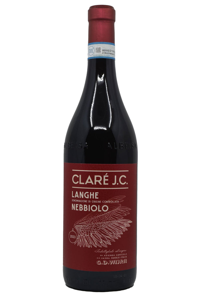 Bottle of G.D. Vajra Langhe Nebbiolo J.C. Clare 2023-Red Wine-Flatiron SF