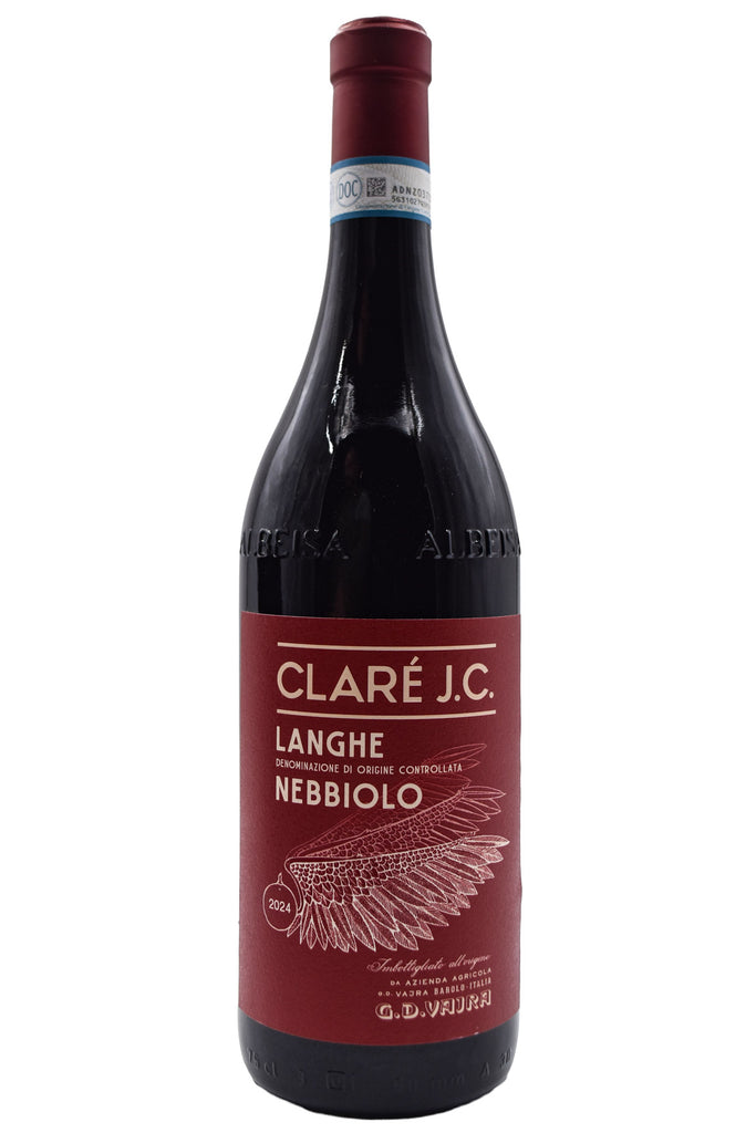Bottle of G.D. Vajra Langhe Nebbiolo J.C. Clare 2024-Red Wine-Flatiron SF