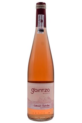 Bottle of Gaintza Getariako Txakolina Roses 2024-Rosé Wine-Flatiron SF
