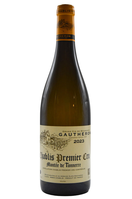 Bottle of Gautheron Chablis 1er Cru Montee de Tonnerre 2023-White Wine-Flatiron SF