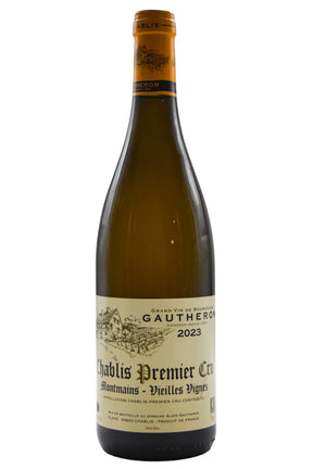 Bottle of Gautheron Chablis 1er Cru Montmains Vieilles Vignes 2023-White Wine-Flatiron SF