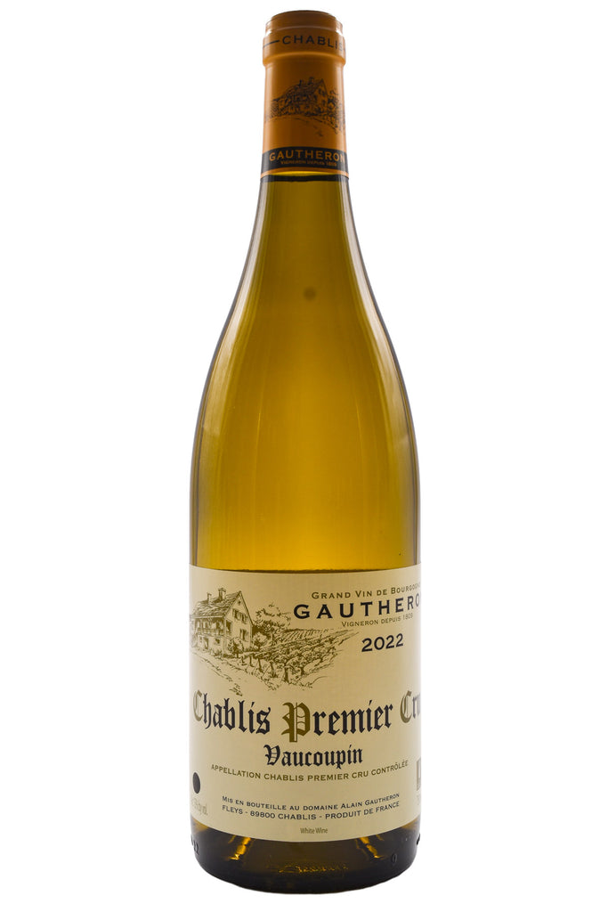 Bottle of Gautheron Chablis 1er Cru Vaucoupin 2022-White Wine-Flatiron SF