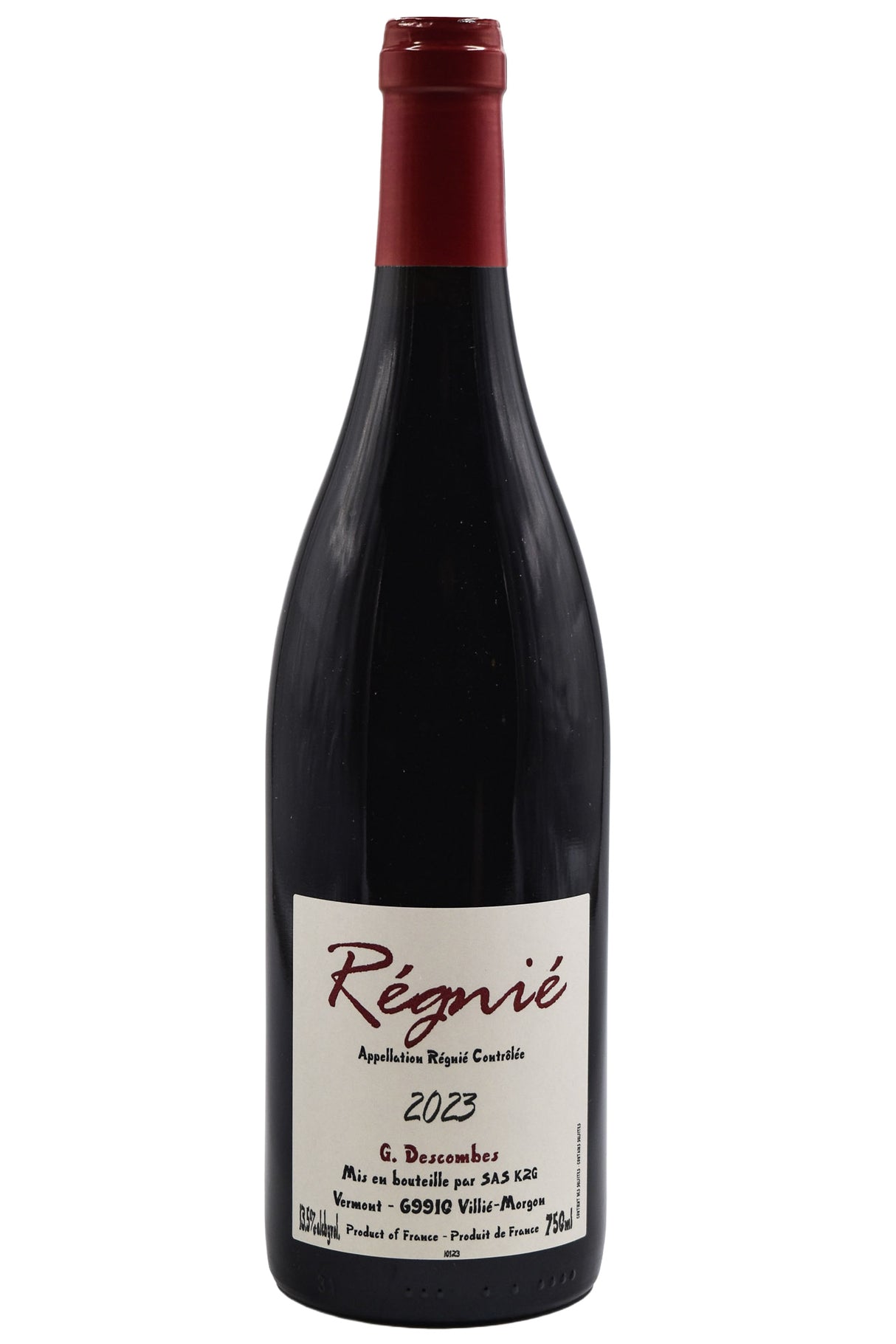Bottle of Georges Descombes Regnie 2023-Red Wine-Flatiron SF