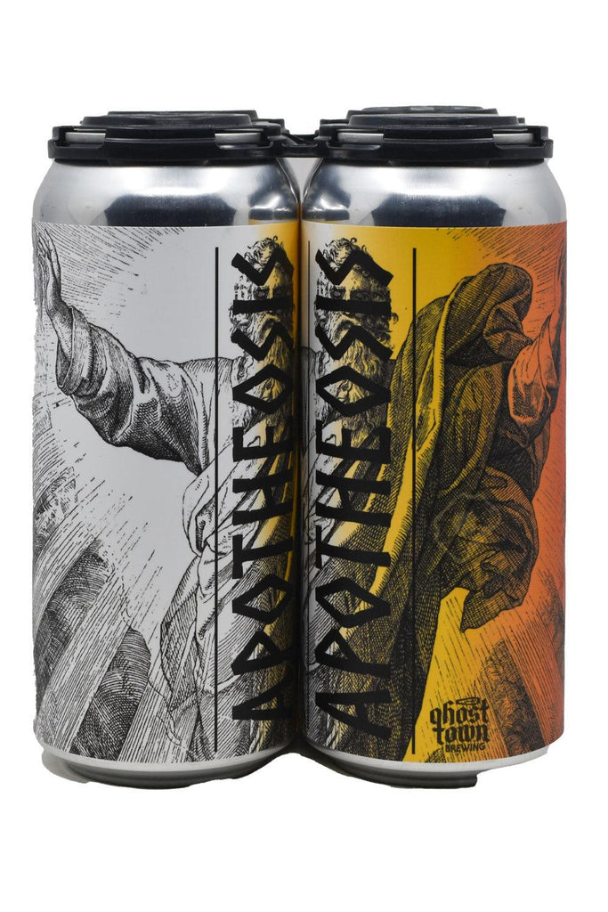 Bottle of Ghost Town Brewing Co. Apotheosis West Coast IPA 4pk (16oz)-Beer-Flatiron SF