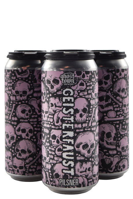 Bottle of Ghost Town Brewing Co. Geisterfaust Pilsner 4pk-Beer-Flatiron SF