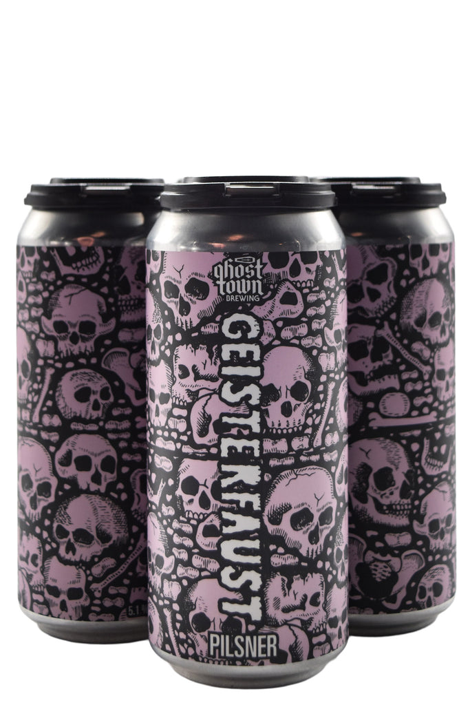 Bottle of Ghost Town Brewing Co. Geisterfaust Pilsner 4pk-Beer-Flatiron SF