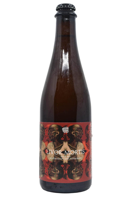 Bottle of Ghost Town Brewing Livor Mortis Barrel Aged Sour (500ml)-Beer-Flatiron SF