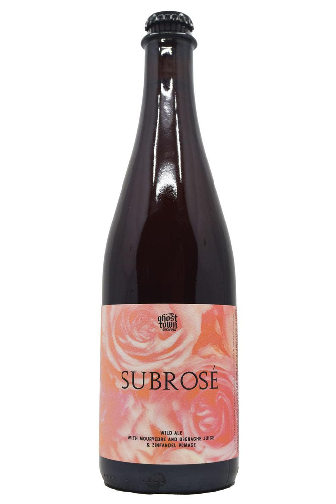 Bottle of Ghost Town Brewing Co. Subrose Barrel-Aged Sour Ale (500ml)-Beer-Flatiron SF