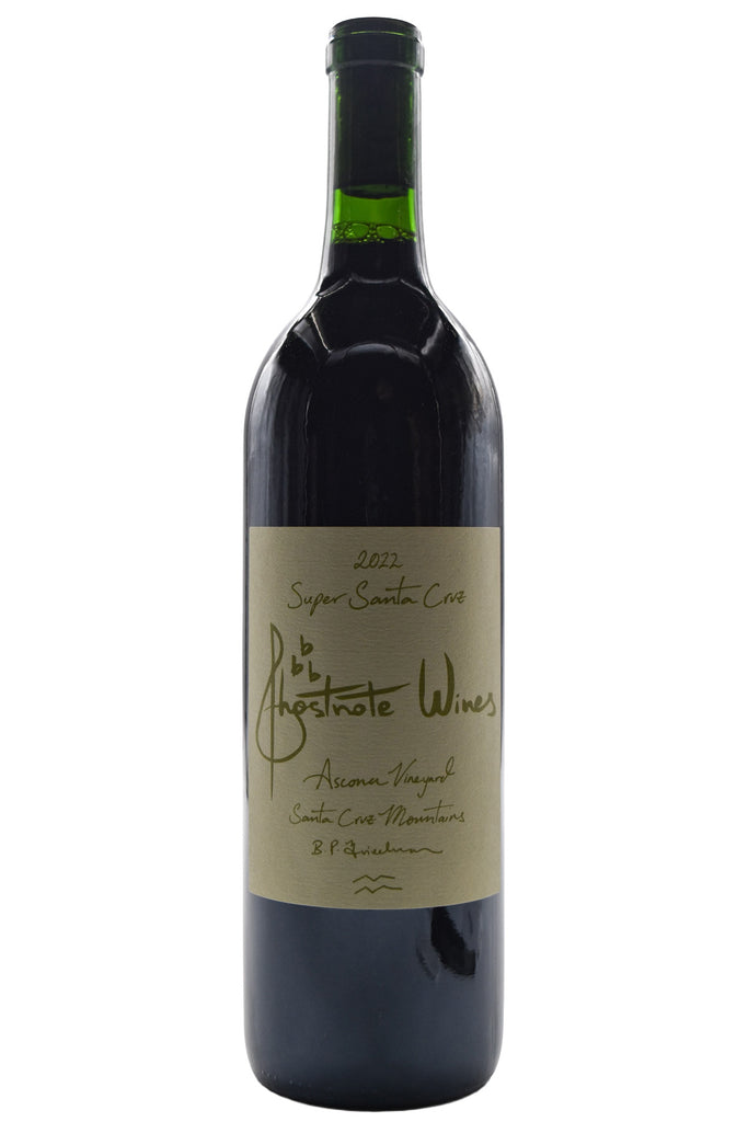 Bottle of Ghostnote Wines Ascona Vineyard Super Santa Cruz 2022-Red Wine-Flatiron SF