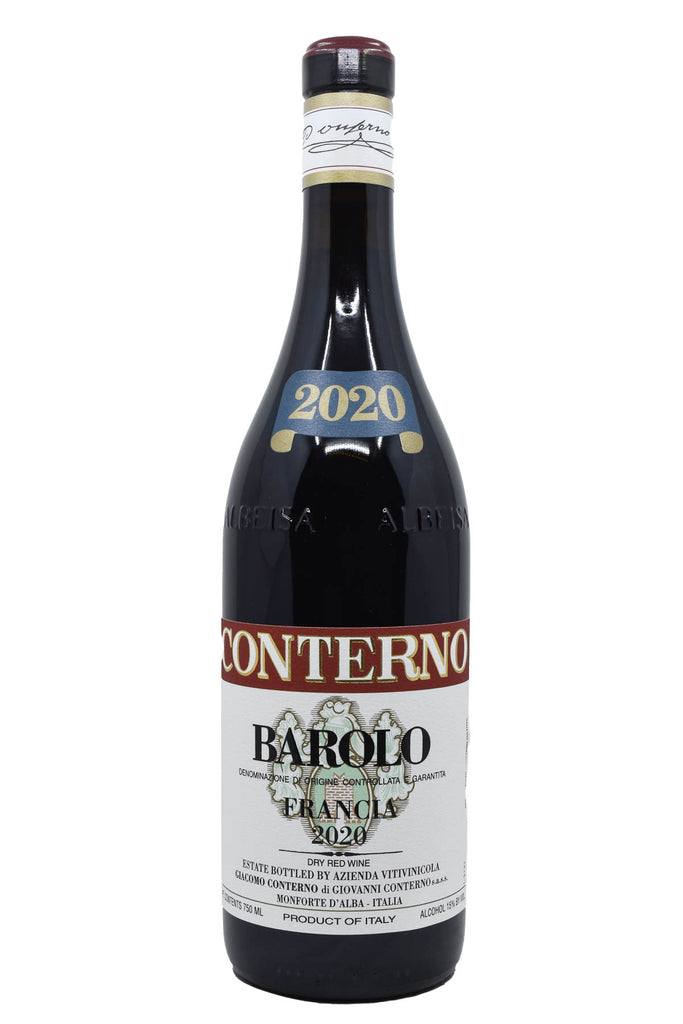 Bottle of Giacomo Conterno Barolo Cascina Francia 2020-Red Wine-Flatiron SF