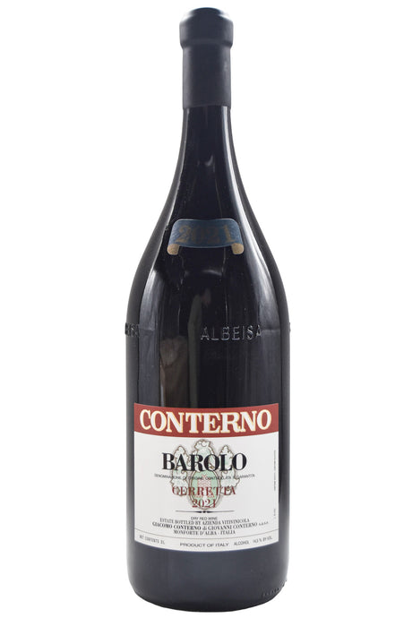 Bottle of Giacomo Conterno Barolo Cerretta 2021 (3L)-Red Wine-Flatiron SF