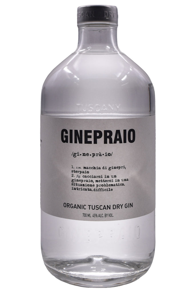 Bottle of Ginepraio Organic Tuscan Dry Gin-Spirits-Flatiron SF