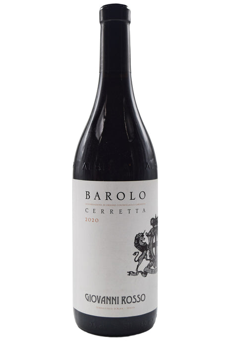 Bottle of Giovanni Rosso Barolo Cerretta 2020-Red Wine-Flatiron SF