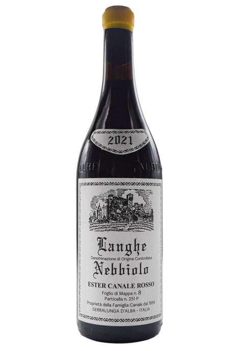 Bottle of Giovanni Rosso Langhe Nebbiolo Ester Canale Vigna Rionda 2021-Red Wine-Flatiron SF