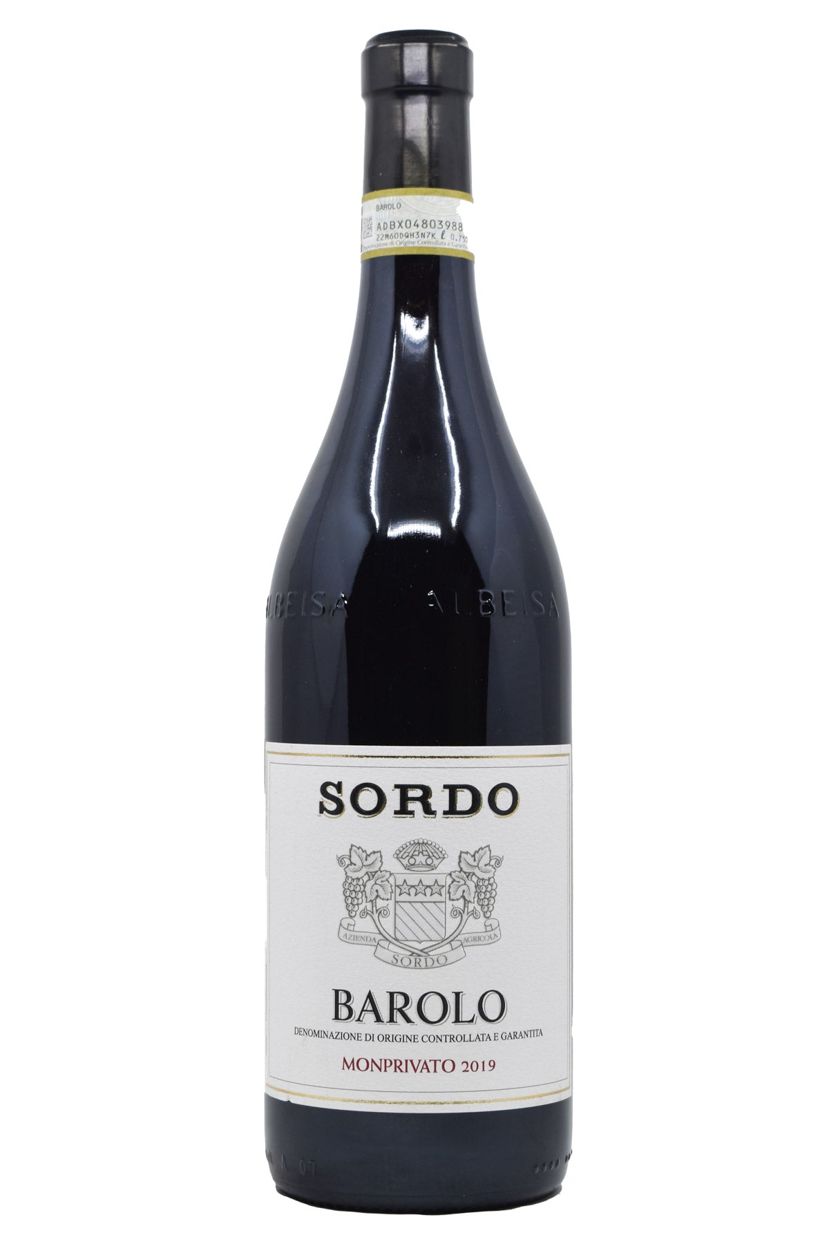 Bottle of Giovanni Sordo Barolo Monprivato 2019-Red Wine-Flatiron SF