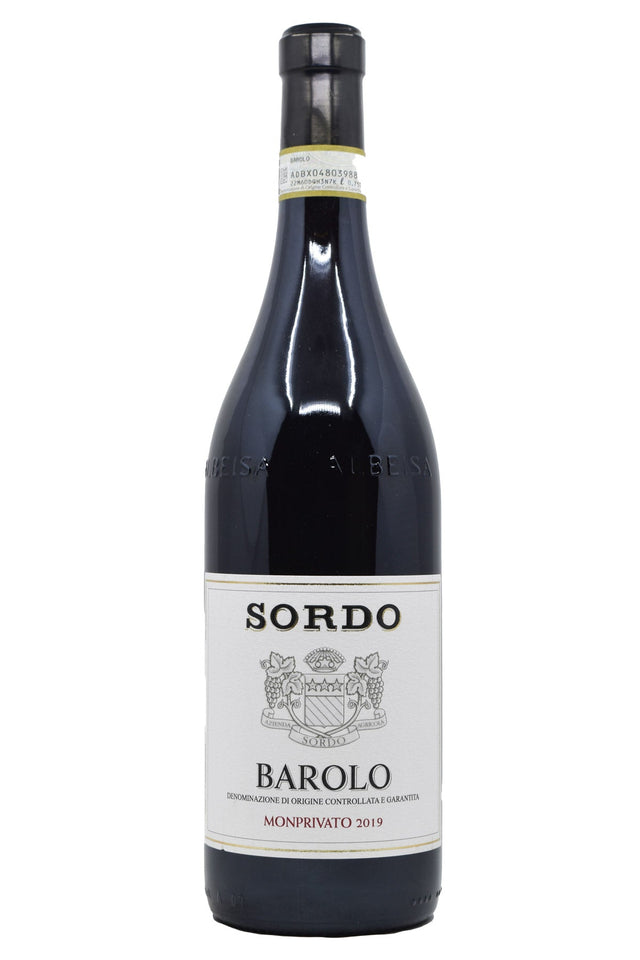 Bottle of Giovanni Sordo Barolo Monprivato 2019-Red Wine-Flatiron SF