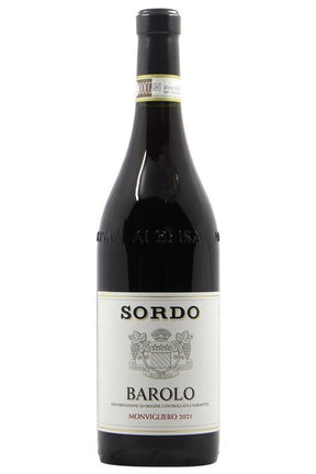 Bottle of Giovanni Sordo Barolo Monvigliero 2021-Red Wine-Flatiron SF