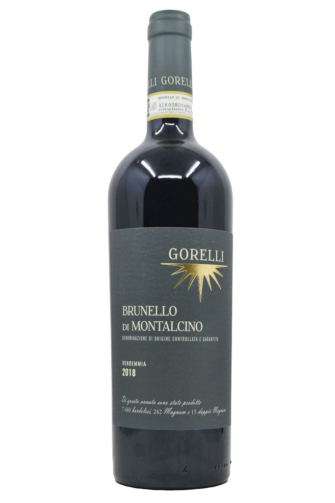 Bottle of Giuseppe Gorelli Brunello di Montalcino 2018-Red Wine-Flatiron SF