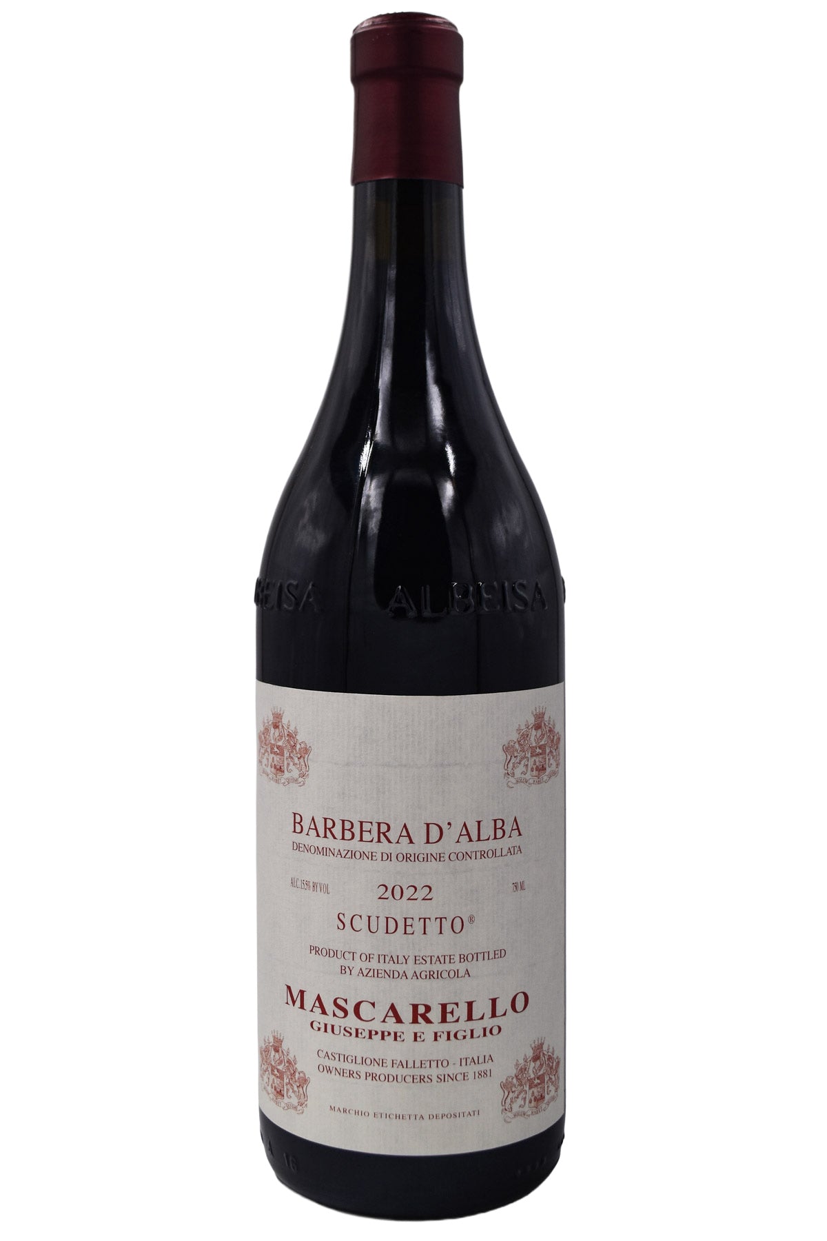 Bottle of Giuseppe Mascarello Barbera d'Alba Scudetto 2022-Red Wine-Flatiron SF