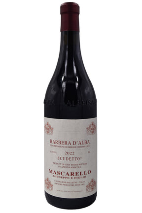 Bottle of Giuseppe Mascarello Barbera d'Alba Scudetto 2022-Red Wine-Flatiron SF